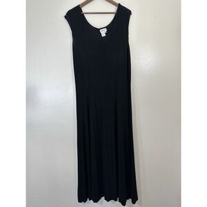 Coldwater Creek Women's XL Black Sleeveless Dress